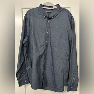 NWT Everlane Uniform Shirt Mens Blue Workwear Long Sleeve Pocket Button XXL